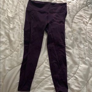 Purple mesh lululemon leggings